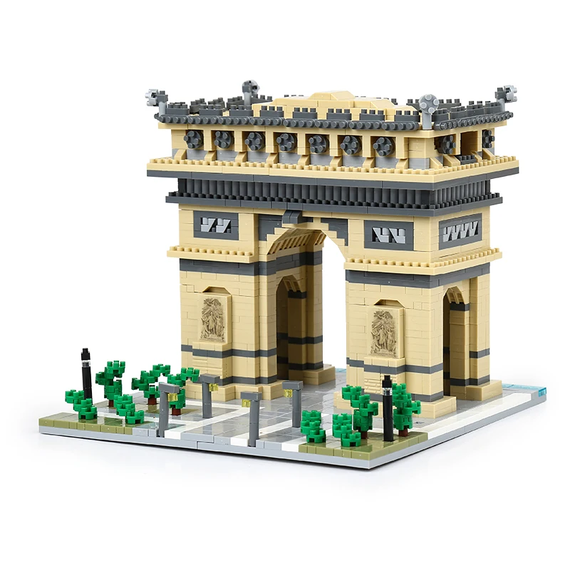 

2020pcs Triumphal Arch Architecture Architecture Building Set Model Kit STEAM Construction Toy Gift for Kids and Adults no Box