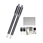 Автоматический привод для открывания распашных ворот, 200 кг, с пультом дистанционного управления, для дома и гаража