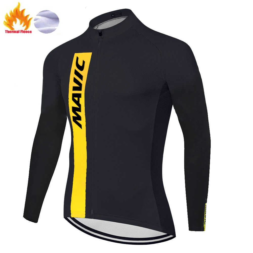 2020 pro team MAVIC maillot Велоспорт ретро с длинным рукавом зимняя camiseta ciclismo men ropa hombre|Майки