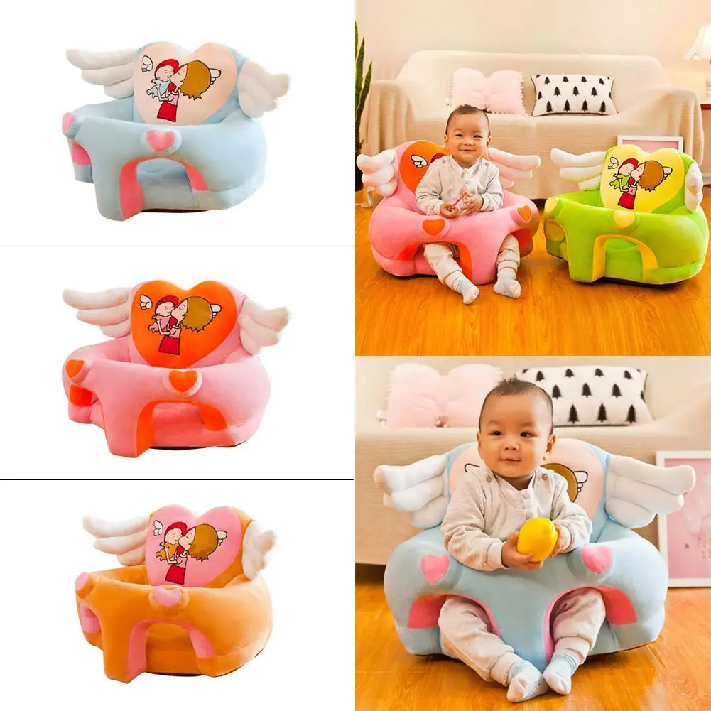 Funda de sof&aacute; para ni&ntilde;os, funda de asiento suave de piel, decoraci&oacute;n del hogar, sin forro de algod&oacute;n, suministros esenciales para el hogar-5