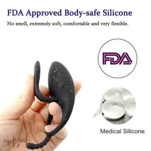 Перезаряжаемые силиконовый для задержки семяизвержения вибратор мужской пенис