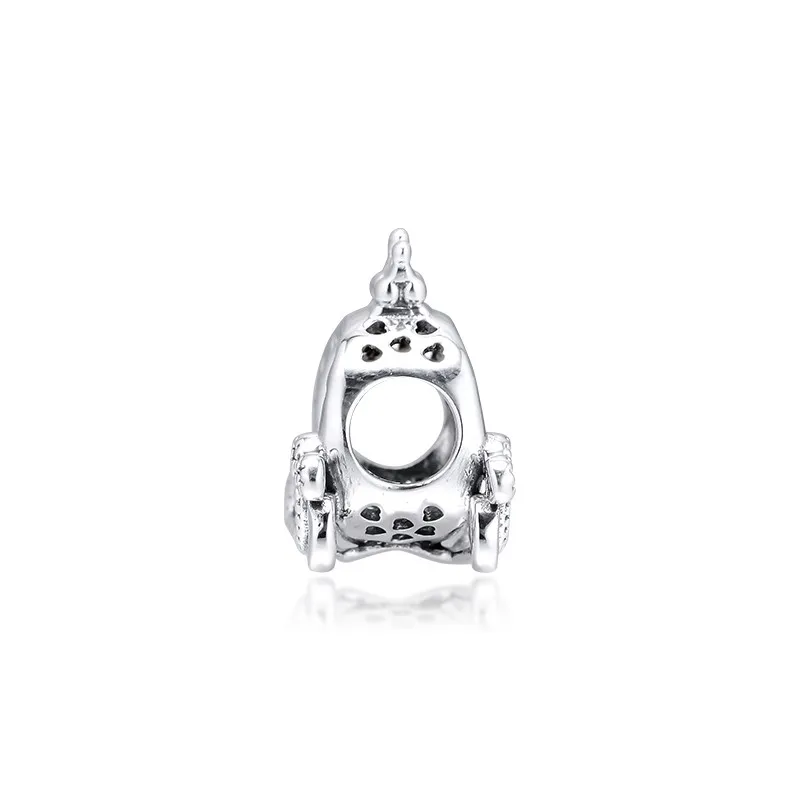 2019 New Fashion Crown O Carriage Silver Beads for Charms Bracelets 925 Original DIY Signature Jewelry Making | Украшения и