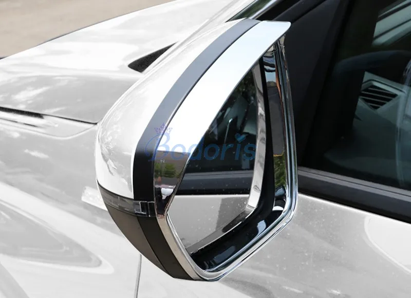 For Peugeot 5008 3008 GT 2017 2018 Silver Side Mirror Overlay Rear View Rain Hat Cover Trim Chrome Car Styling Accessories | Автомобили и