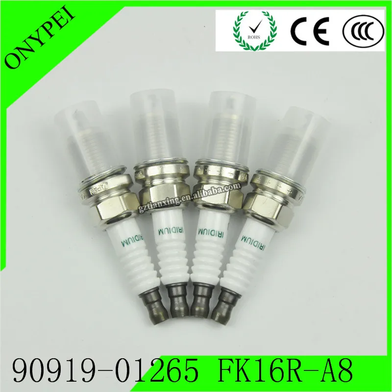 4-6 шт. 90919-01265 FK16RA8 двойная иридиевая Свеча зажигания для Toyota Hybird 12-19 Yaris Prius C 9091901265 л