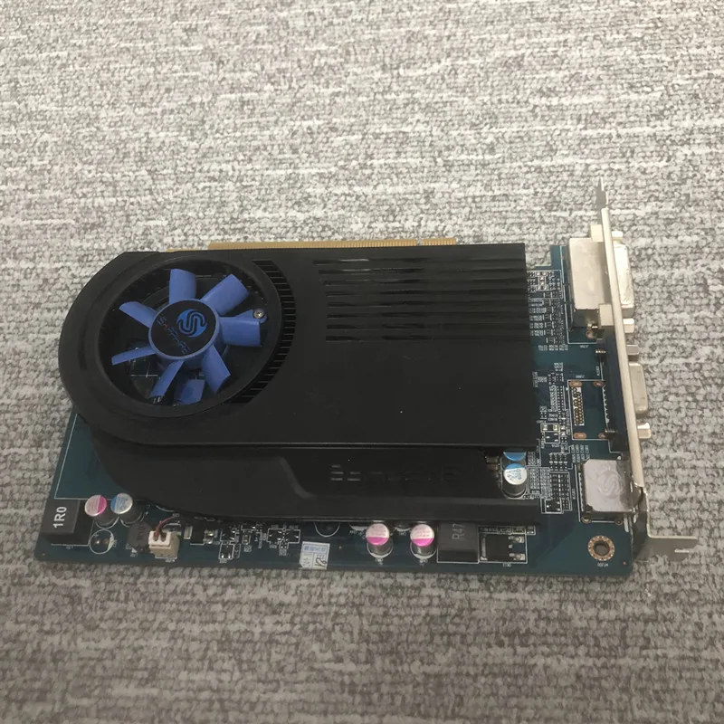 SAPPHIRE Video Cards HD 6570 2GB GDDR3 For AMD Graphics Card GPU Radeon HD6570 Office Computer For AMD Card HDMI Used Original