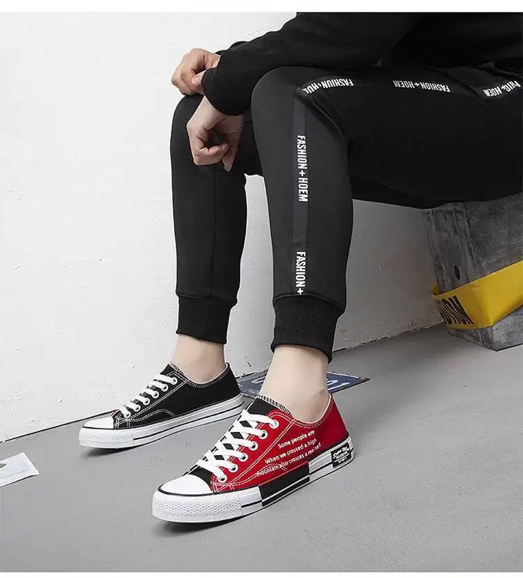 

Men Canvas Shoes Casual Women Sneakers Shoes Sports Teens Student Flat Lace-up Basketball Tennis Vulcanized Travel Skateboard