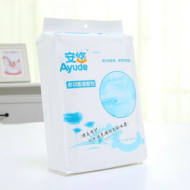 Портативное одноразовое покрывало для белых простыней принадлежности гостиниц