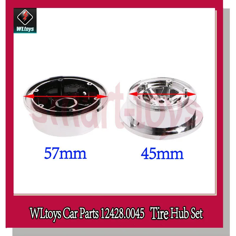 

Wltoys Original 12428 Tire Left Right 12428 Wheel Hub Cover EVA for Wltoys 12423 12428 RC Car Parts