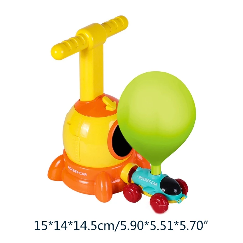 

New Power Balloon Launch Tower Puzzle Toy Fun Educational Inertia Energy Balloon Kids Car Toy Popular Gift Toys WXTD