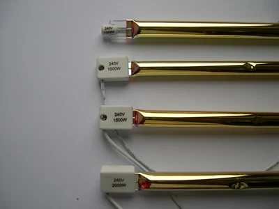 

502mm Clear Quartz infrared heater lamps
