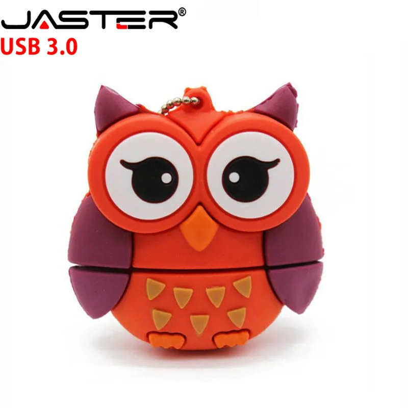 USB 3 0 флеш накопитель JASTER в виде пингвина совы лисы 4 ГБ 8 16 32 ГБ|USB флэш-накопители| |
