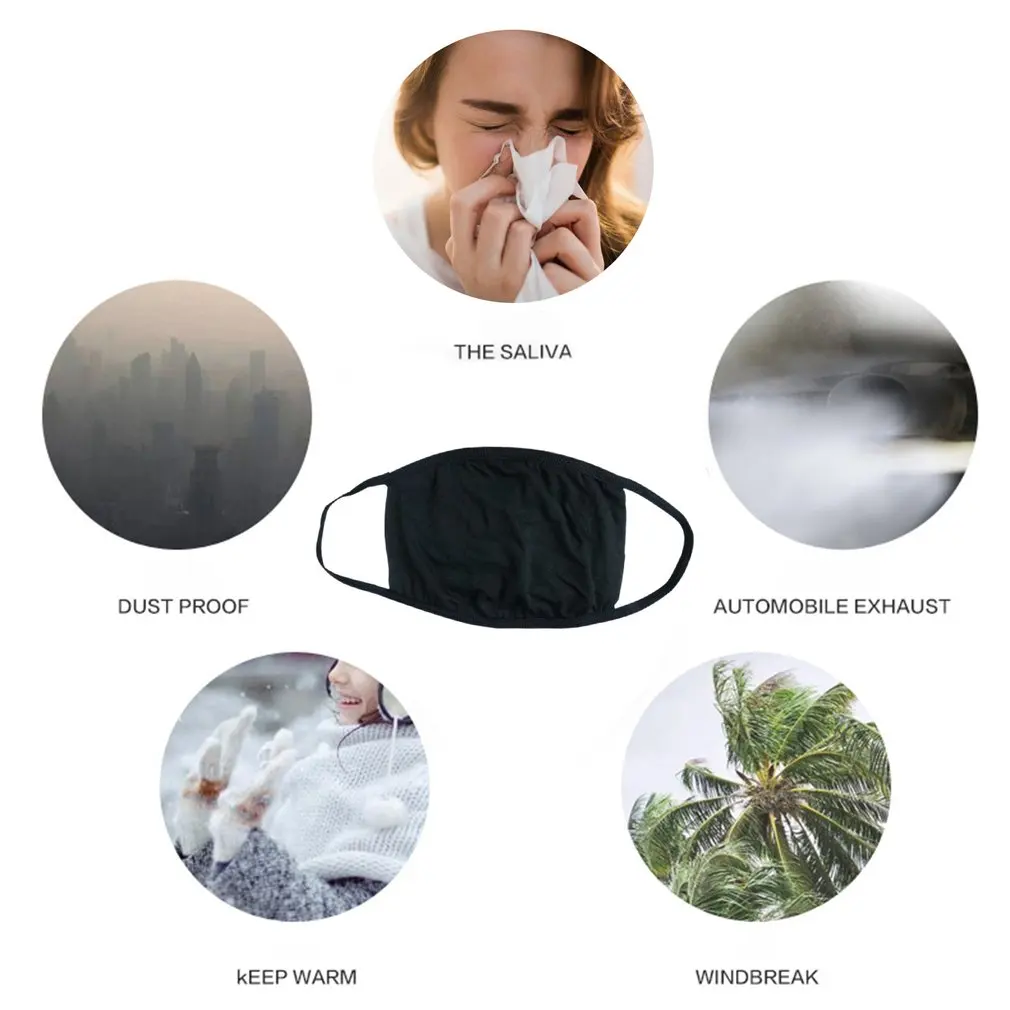 

Washable practical Disposable Mouth Masks Adult Anti Haze Mask Anti-dust Mouth Masks Windproof Mouth Face Masks