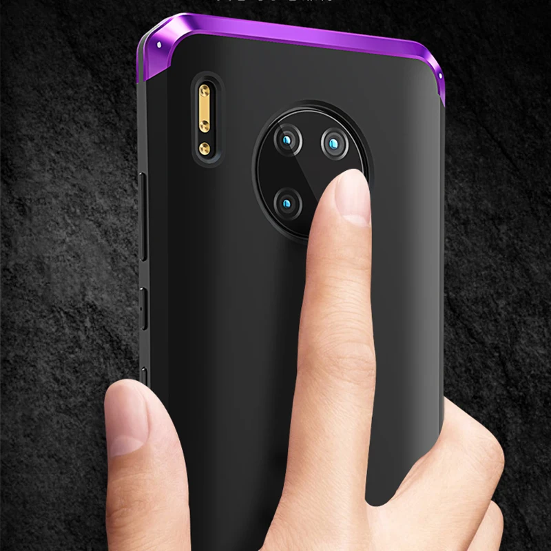 

Original High-end luxury Case For Huawei Mate 30 Case Metal Frame PC Frosted Cover For Huawei Mate 30 Pro Case Shockproof Bumper
