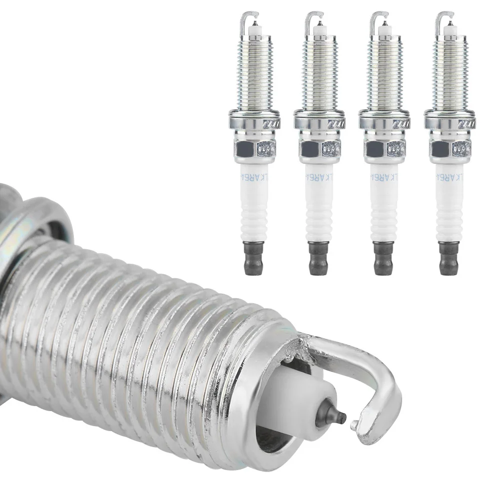 

DILKAR6A-11 22401-JA01B 4 pcs Brand new spark plug with high performance electrode head for Nissan Altima Rogue Sentra