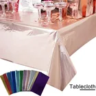 137*274 см цвета розового золота скатерть золотосеребряные, в точку покрытие стола, способный преодолевать Броды для взрослых с День рождения поставок свадебные украшения