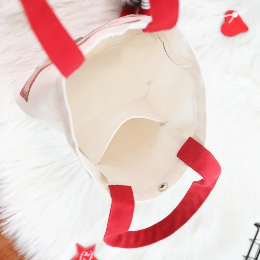 2019 Рождественская женская сумка новая модная холщовая Подарочная с мультяшным