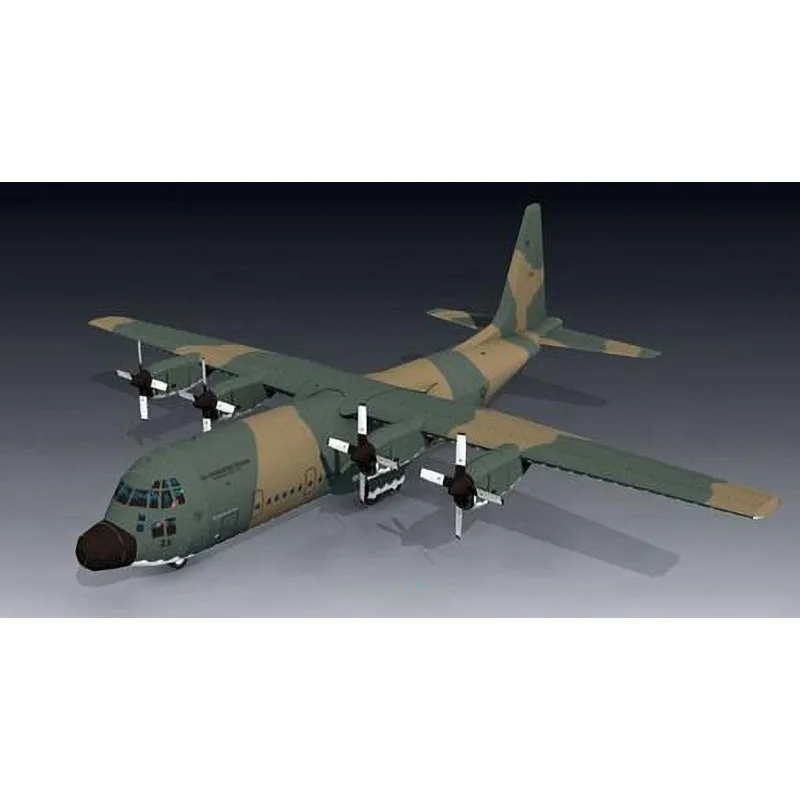 1:50 Расширенный C 130H Hercules DIY 3D бумажная карточка модель Конструкторы строительные