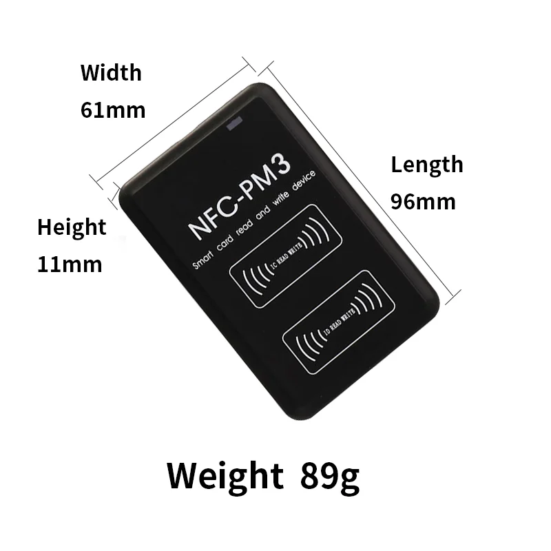 NFC PM3 RFID Писатель IC 13 56 МГц кард ридер Копир Дубликатор полное декодирование