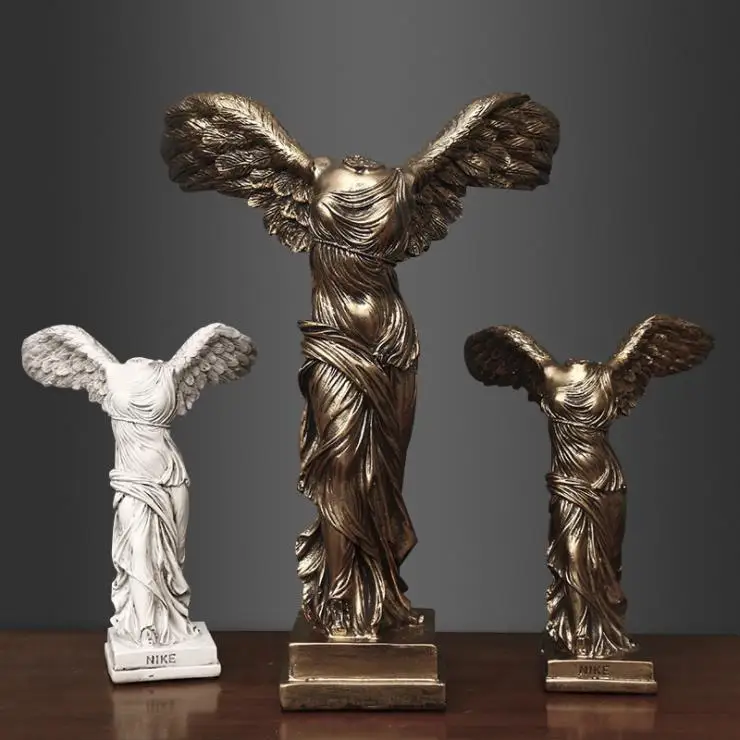 

Греческая мифология, Крылатая победа Samothrace, скульптура, фигурки в Европейском стиле, колофоны, ремесла, ангел, украшения для дома X3820