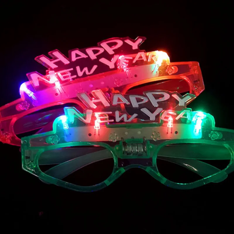 Вечерние чные светодиодный Очки светящиеся Свадебные очки с подсветкой ночью