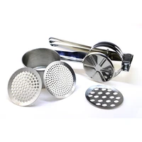 5pcsset stainless steel potato press mashed potatoes making manual masher for fruitsvegetables hand held squeeze kitchen tool
