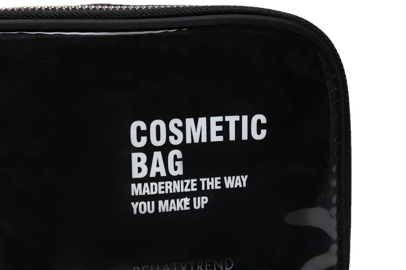 XZP Transparent Cosmetic Bag PVC Women Zipper Clear Makeup Bags Beauty Case Make Up Organizer Storage Bath Toiletry Wash Bag