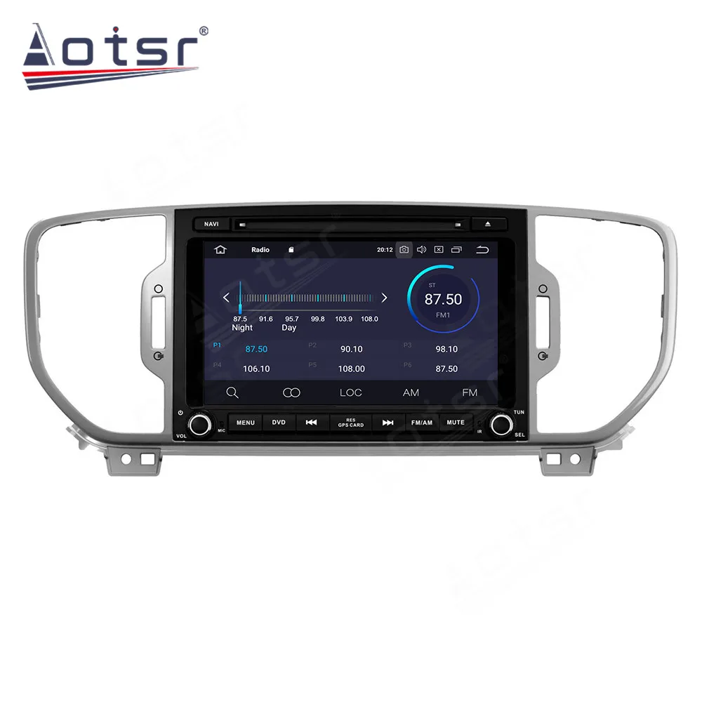4G + 128G 2Din Android 11 автомобильный DVD мультимедийный плеер GPS Bluetooth 5 0 для KIA SPORTAGE 2016 Navigatio