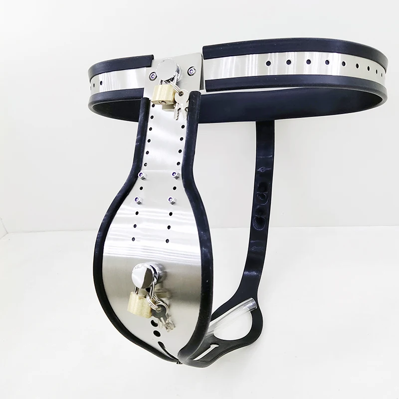 Мужской Пояс верности из нержавеющей стали брюки с металлической клеткой для