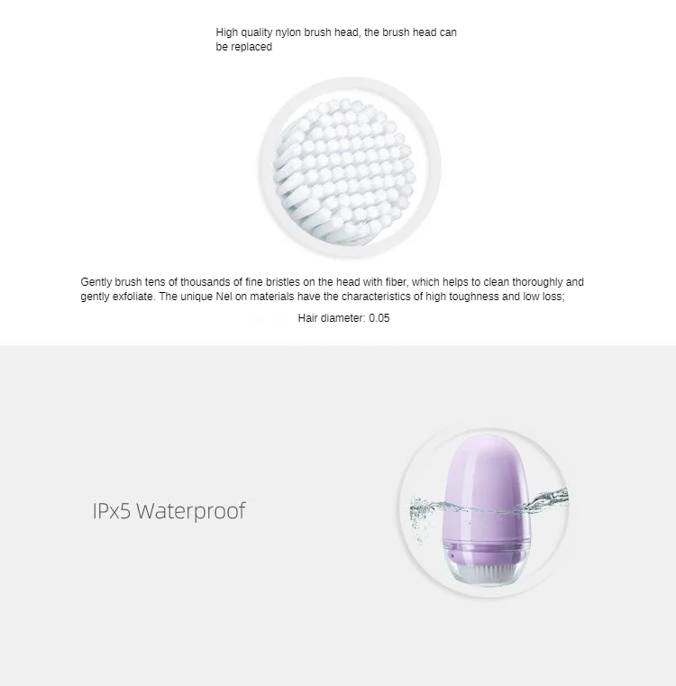 Waveclean Huan Qing стиль мини звуковой электрический Очищающий Инструмент щетка для лица