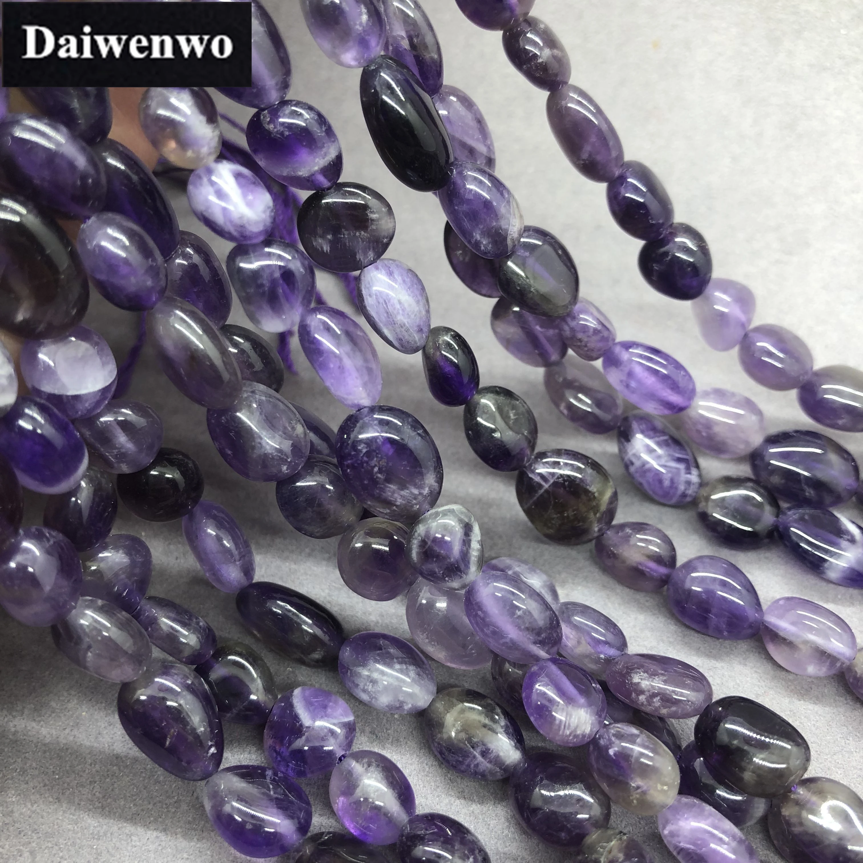 

Аметистовые кварцевые бусины Dreamily, натуральный незакрепленный камень, полудрагоценный асимметричный