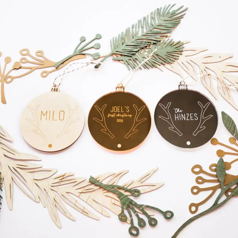 Персонализированные велосипедные украшения рождественские 2019 бирки для