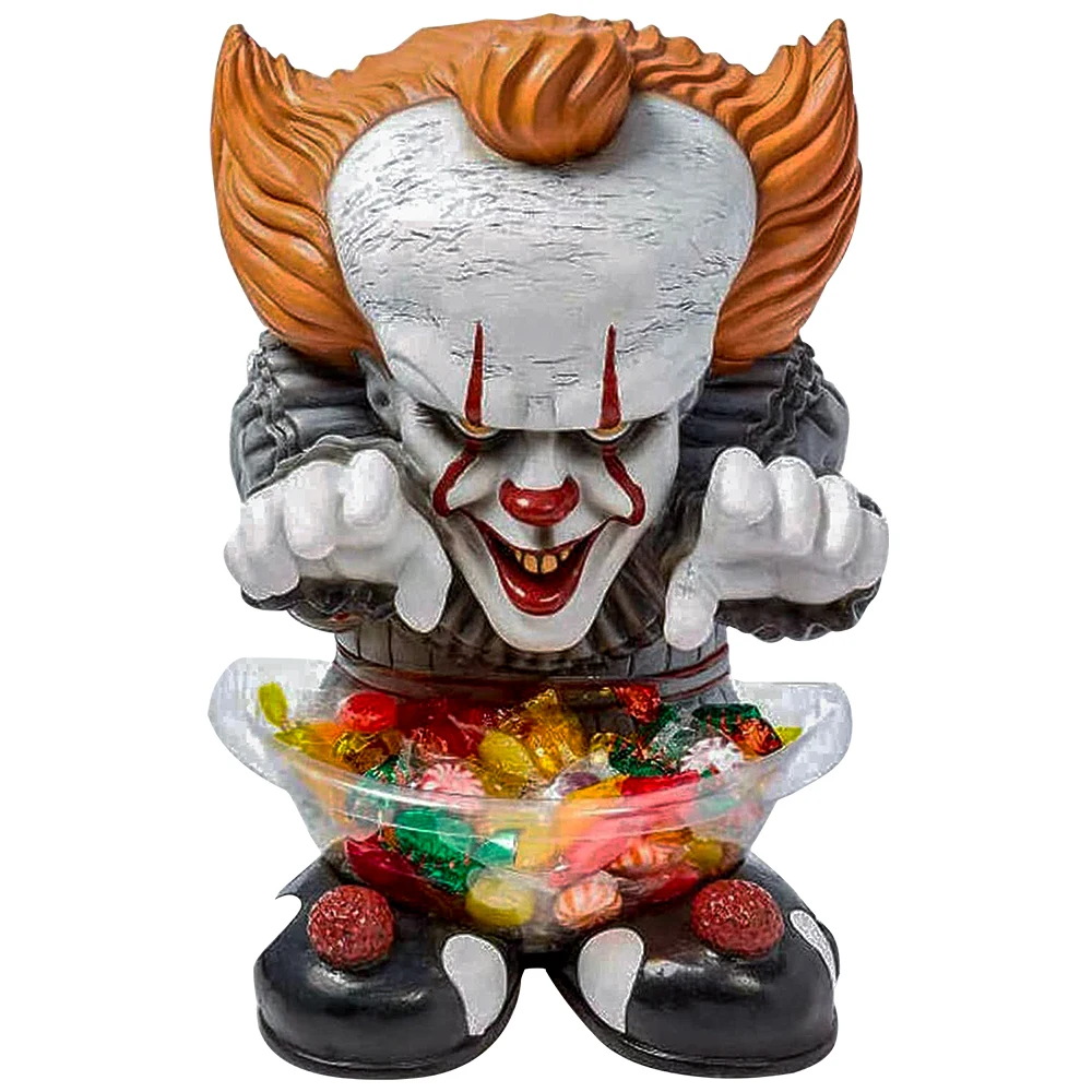 Halloween Horror Movie Resin Nightmare Gnomes Figurine Clown Funny Dwarf Trick and Treat Home Decoration | Дом и сад