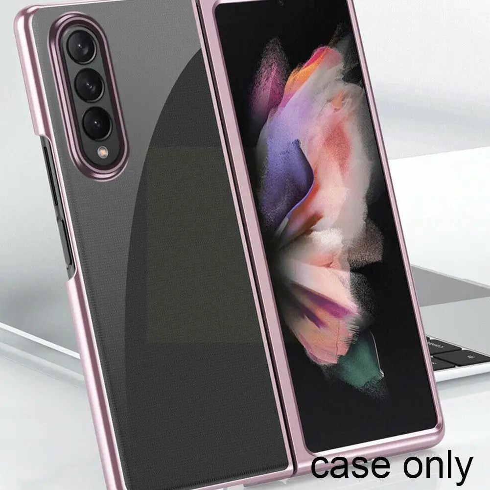 

Чехол для сотового телефона Samsung Z Fold 3 гибридный жесткий бампер чехол для телефона защитный Роскошный чехол