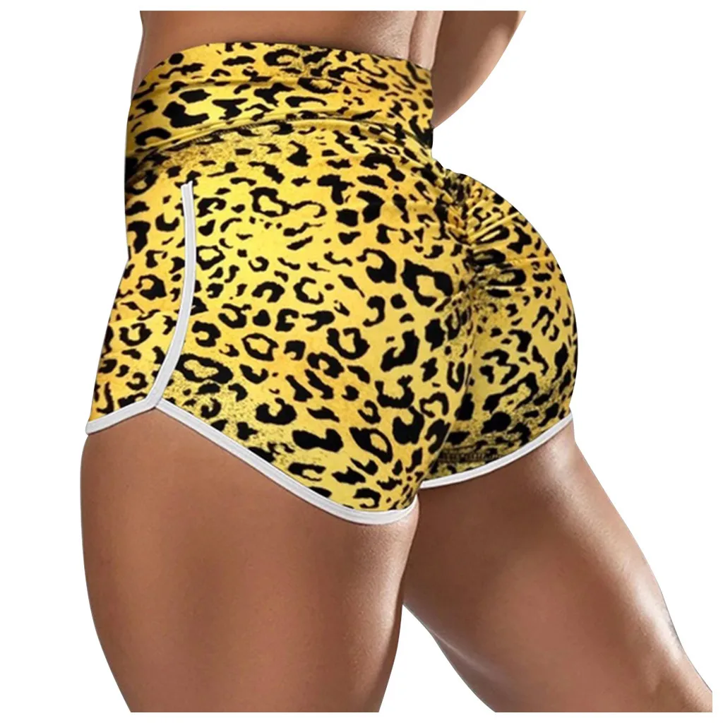 

Fashion Casual Tie-dye Printed Leggings Tight Yoga Shorts Ladies Casual Home Wear Yoga Pants High Waist Hip Sport Fitness Shorts