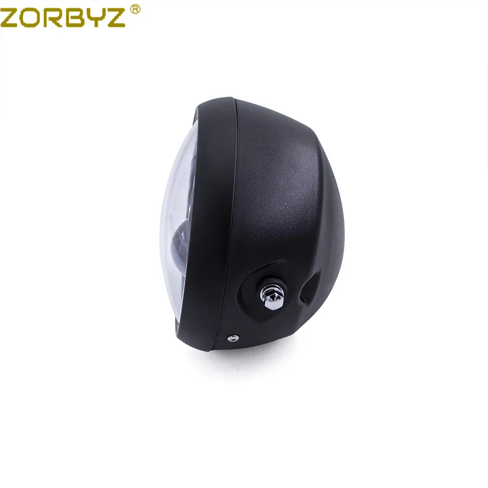 ZORBYZ мотоциклетный черный 7 ''светодиодный круглый модифицированный головной