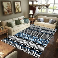 retro geometry fashion soft flannel 3d printed rugs mat rugs anti slip large rug carpet home decoration drop shipping 02
