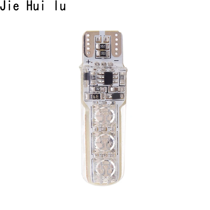 2 шт. RGB T10 W5W 6 светодиодный 194 168 5050 SMD автомобильный купольный светильник для