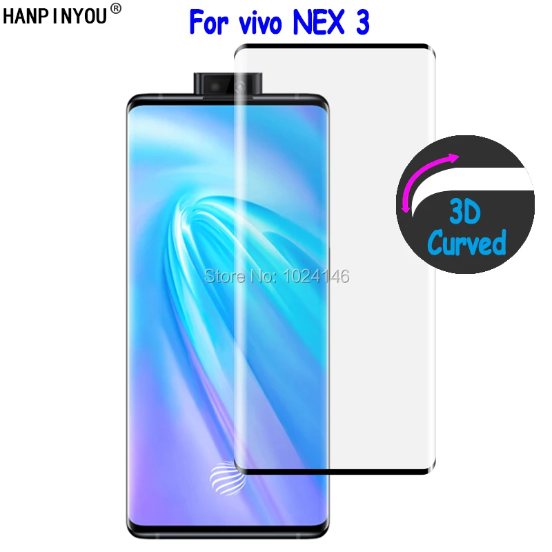 ДЛЯ vivo NEX 3 NEX3 6 89 &quot9 H ультра тонкая 3D изогнутая полная крышка Премиум Передняя