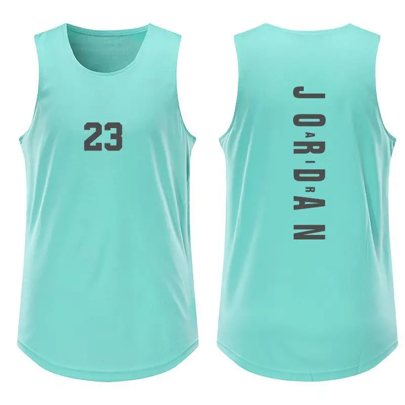 

2021 New Compression Tights Gym Tank Tops Quick Dry Sleeveless Sports Shirt Men Fitness Clothing Summer Cool Men's Running Vest