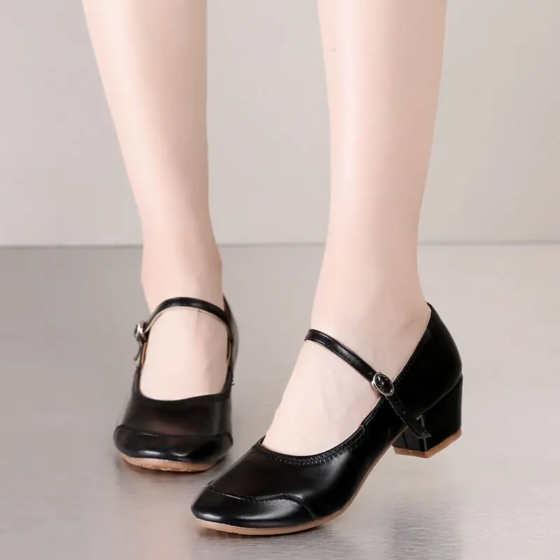 

Cresfimix/Танцевальная обувь серебристого цвета с пряжкой и ремешком для подростков симпатичного размера плюс; Стильная женская обувь на мягком каблуке в европейском стиле; A6905