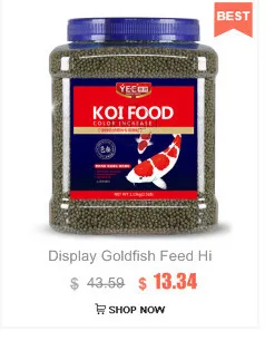 YEE Spirulina ломтики добавить цвет Артемия креветки хлопья тропики небольшой корм для рыбы гуппи Золотая рыбка Бетта светильник меч Фея Marie
