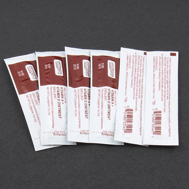 Hot 100Pcs Fougera Vitamin Ointment A&D Anti Scar Tattoo Aftercare Cream For Tattoo body art Permanent Makeup Tattoo Supplies