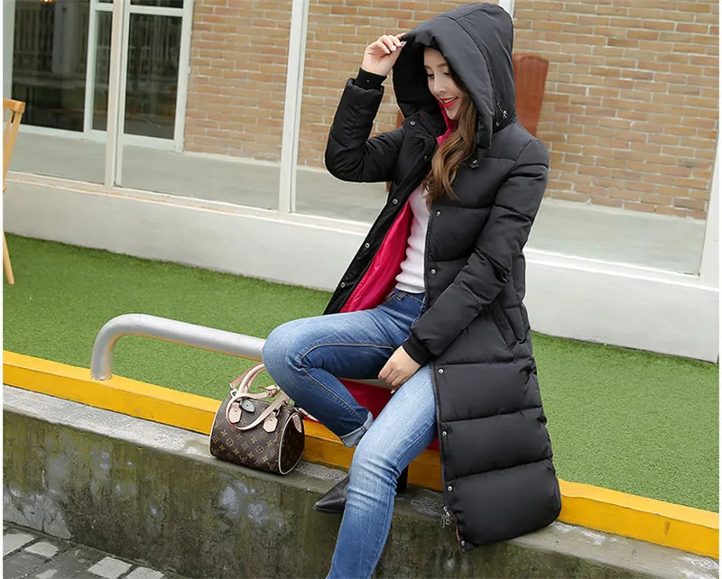 Парка женская 2020 модное женское зимнее пальто с капюшоном Женская Толстая теплая