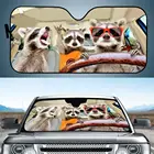 Забавный солнцезащитный козырек для лобового стекла автомобиля, с изображением животных, хомяков