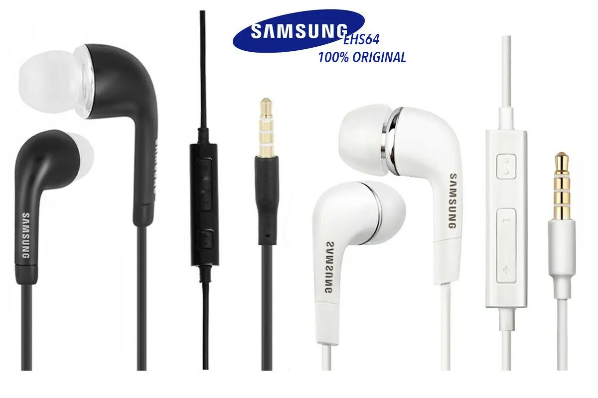 

Original Samsung EHS64 Headphones Earphones For Galaxy J5 Prime /J6 Plus /J3 Galaxy S6//S4/S5 Note2/3/4 3.5mm headset