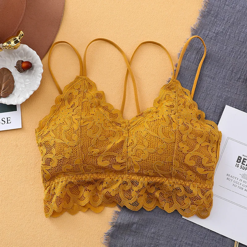 

Women seamless Bra Fashion Underwear lace sexy Women's Bra beautiful back without steel ring Brassiere