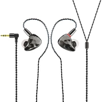 ikko oh10 in ear monitor 1ba1dd detachable design in ear headphones music hifi earphone dual hybrid earbuds headset gamer