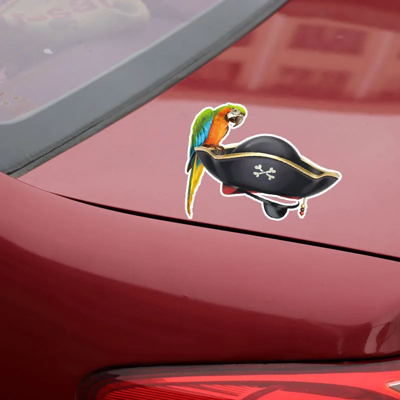 Креативные автомобильные наклейки Aliauto аксессуары для попугаев пиратских шляп