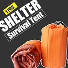 Портативная Сверхлегкая полиэтиленовая термозащитная трубка 240*150, наружная спасательная водонепроницаемая палатка для экстренного выживания, простая теплая палатка