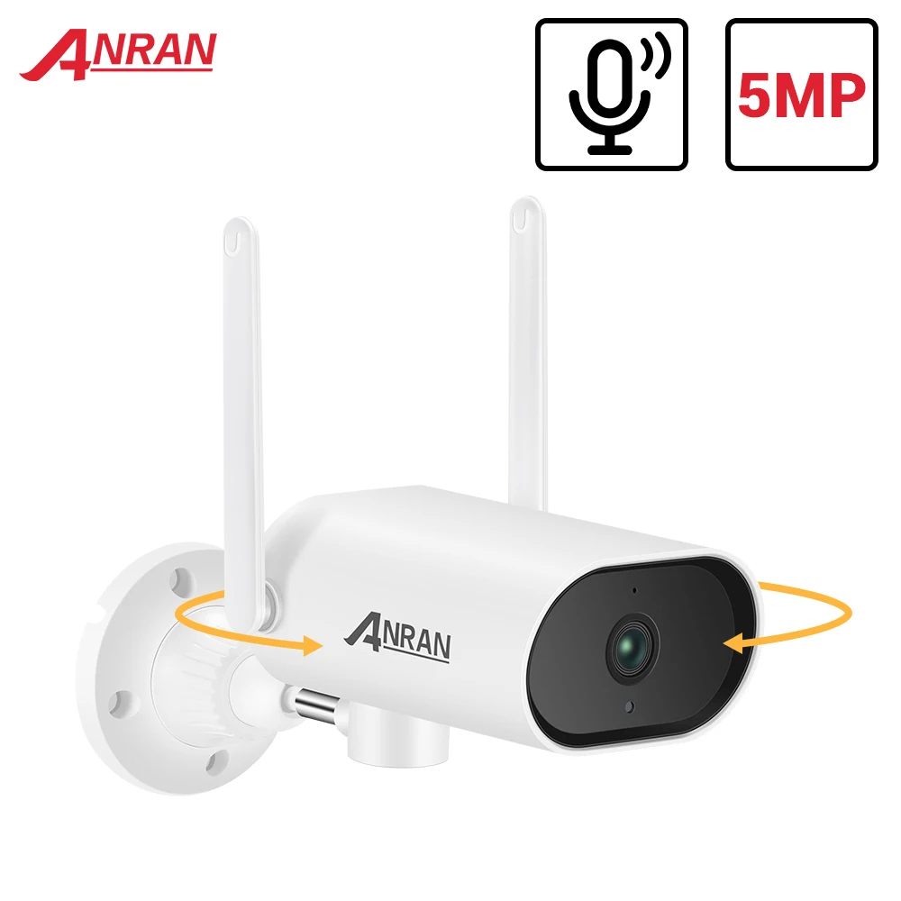  - ANRAN 5MP PTZ IP Camera WIFI Security Camera Outdoor Surveillance Camera CCTV Camera Two Way Audio Waterproof Night Vision